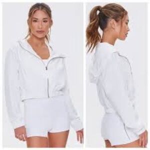 Forever‎ 21 White Mesh Fabric